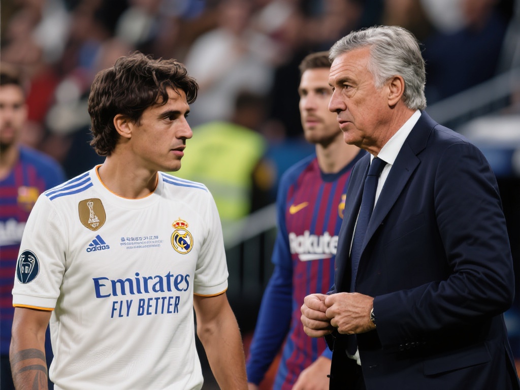 78岁佛爷震怒:若皇马遭巴萨三杀将解雇安帅 据可靠消息称,安切洛蒂与皇马主席弗洛伦蒂