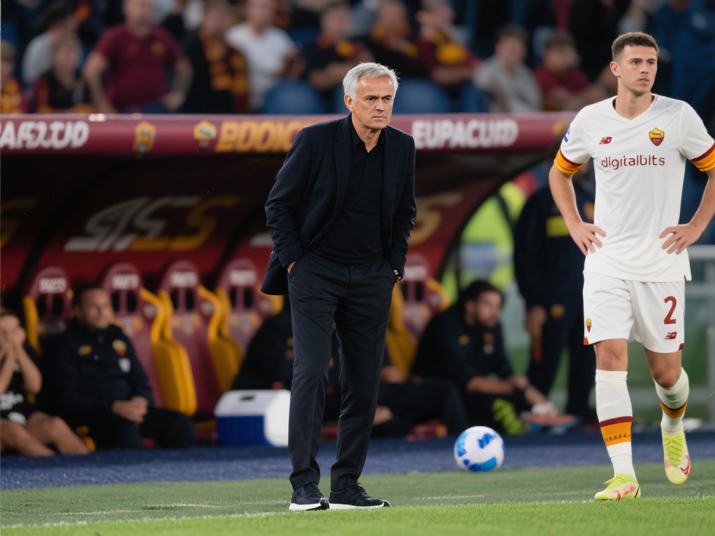 在罗马，穆里尼奥同样面临重重压力。虽然过