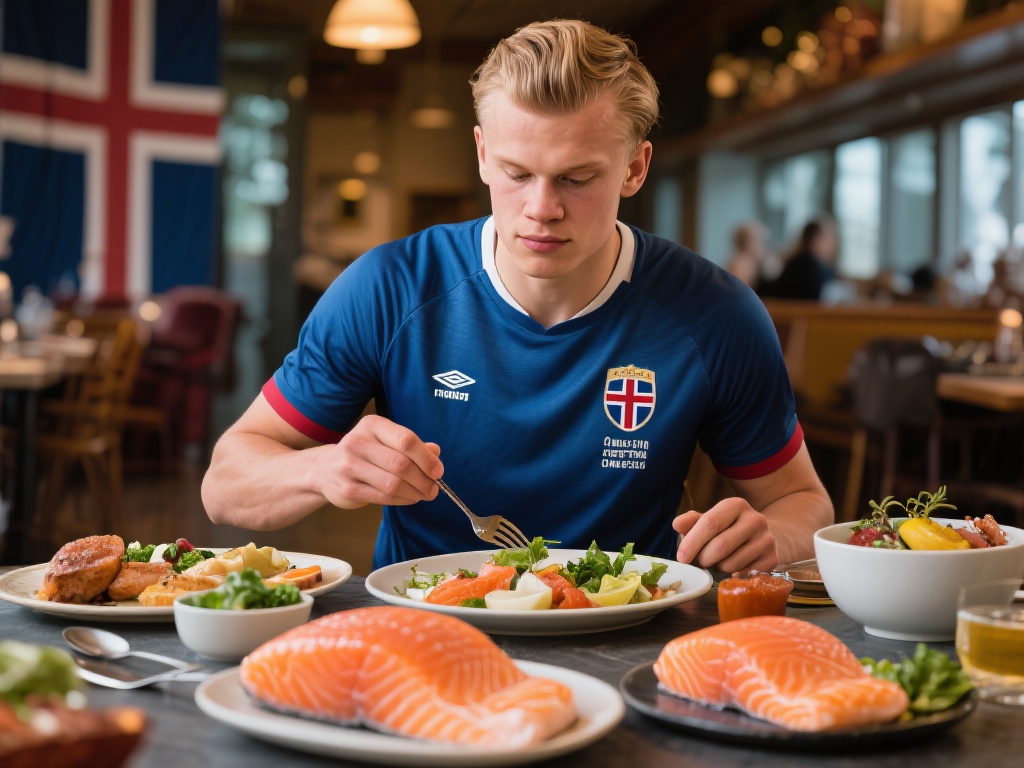 哈兰德不满曼城食堂伙食,要求引入挪威三文鱼烹饪秘方 三文鱼不仅是挪威美食的一大代表,更是公认